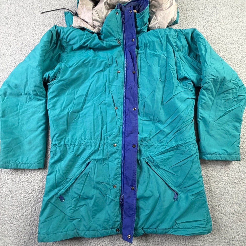 VTG LL Bean Penobscot Parka Jacket Full Zip Made in USA Hooded Coat Mens Tall L - Picture 4 of 15